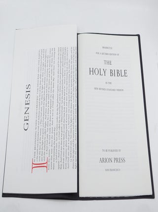 Prospectus for a Lectern Edition of The Holy Bible in the New Revised Standard Version