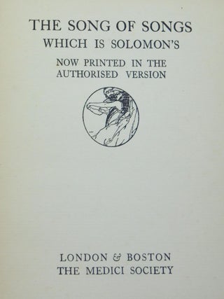 The Song of Songs Which is Solomon’s