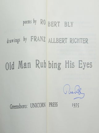 Old Man Rubbing His Eyes