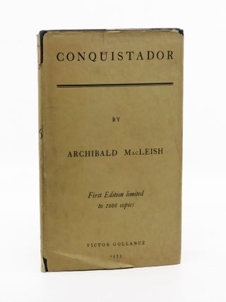 Conquistador. Archibald MacLeish