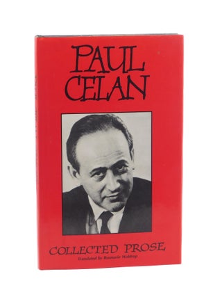 Collected Prose. Paul Celan