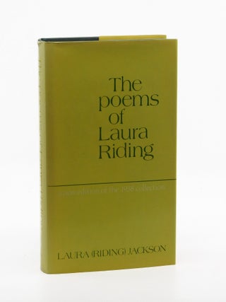 The Poems of Laura Riding. Laura Jackson, Riding