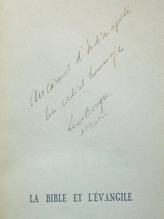 La Bible et L’Evangile